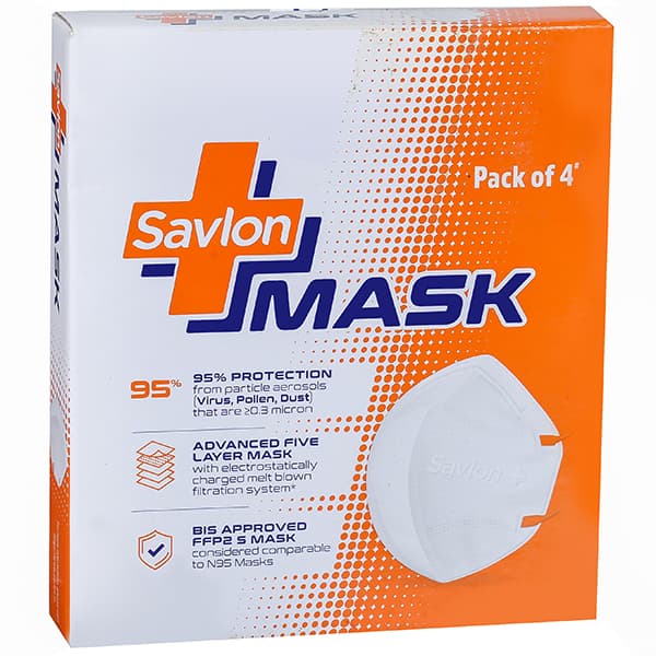 Savlon Mask 95% Protection Pack Of 4