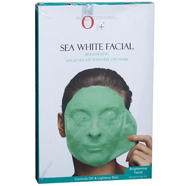 O3+ Professional Sea White Facial Brightening Single Use Kit with Peel Off Mask 45 g