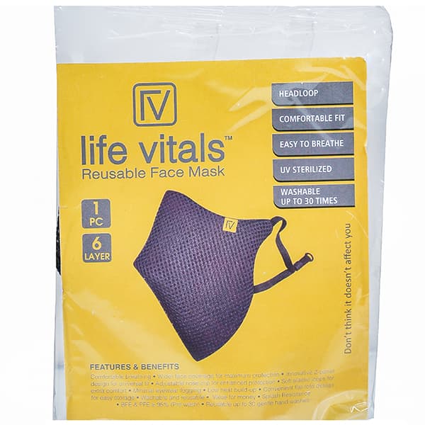 Life Vitals Reusable 6 Layer Face Mask