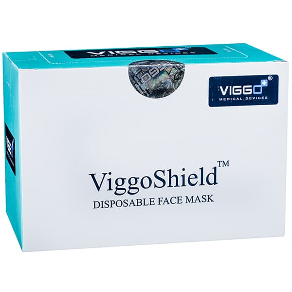 ViggoShield Disposable Face Mask Pack Of 50