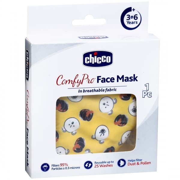 Chicco Comfypro Face Mask 108543 (3 to 6 Years) Pack Of 1