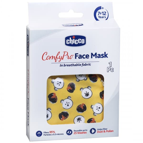 Chicco Comfypro Face Mask 11063 (7 to 12 Years) Pack Of 1