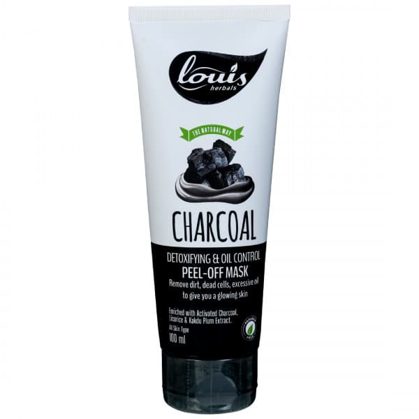 Louis Herbals Charcoal Detoxifying & Oil Control Peel Off Mask 100 ml