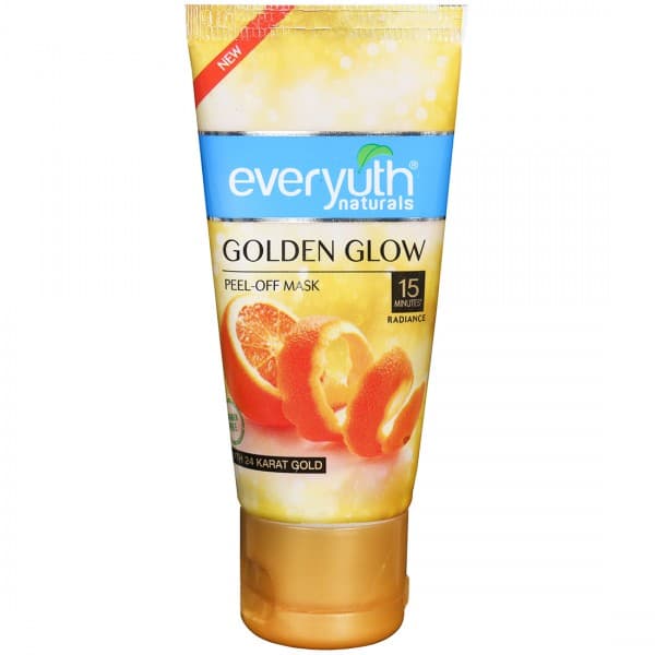 Everyuth Naturals Golden Glow with 24 Karat Gold Orange Peel Off Mask 25 g