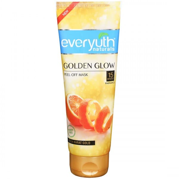 Everyuth Naturals Golden Glow with 24 Karat Gold Orange Peel Off Mask 100 g