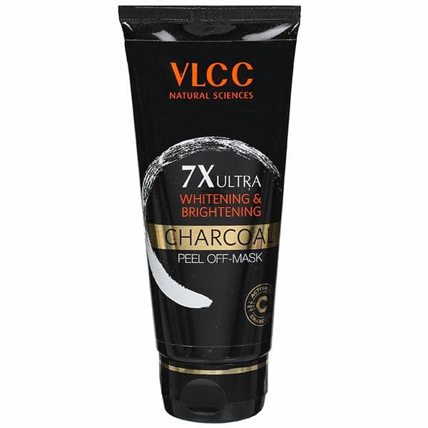 Vlcc 7 X Ultra Whiteing & Brighting Charcoal Peel Off-Mask 100 g