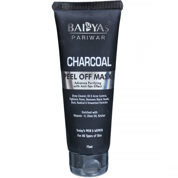 Baidyas Pariwar Charcoal Peel Off Mask 75 ml