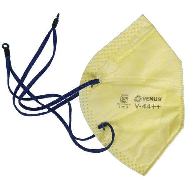 Venus Face Mask Yellow V-44++ FFP1S Stapled Flat Fold C