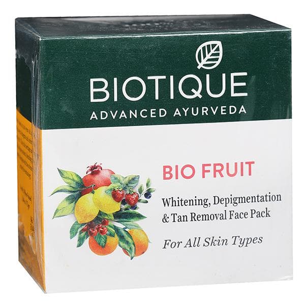 Biotique Bio Fruit Whitening Depigmentation & Tan Removal Face Pack 75 g