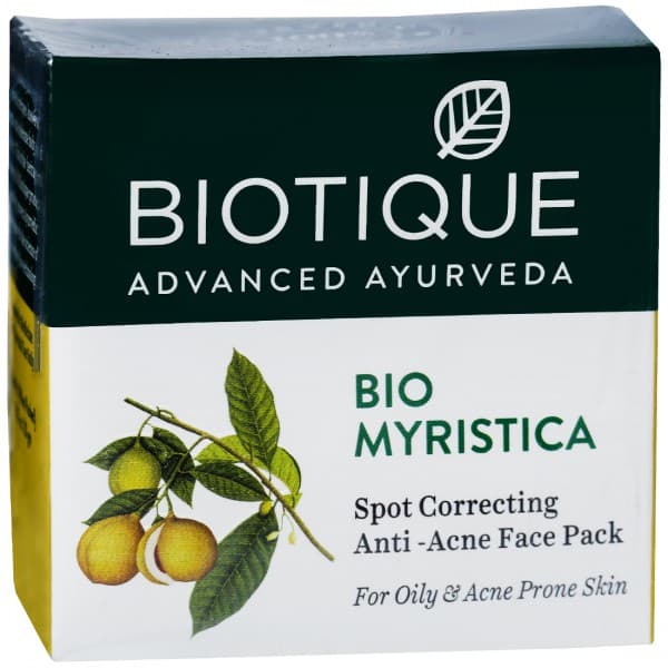 Biotique Bio Myristica Spot Correcting Anti Acne Face Pack 20 g
