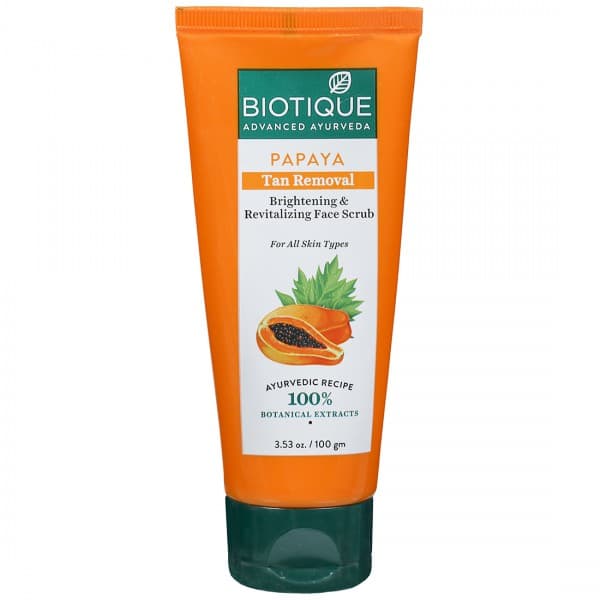Biotique Papaya Tan Removal Brightening & Revitalizing Face Scrub 100 g