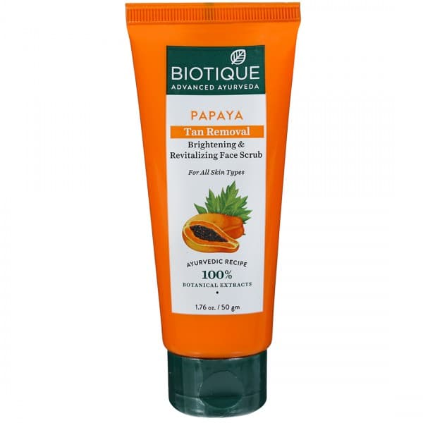 Biotique Papaya Tan Removal Brightening & Revitalizing Face Scrub 50 g