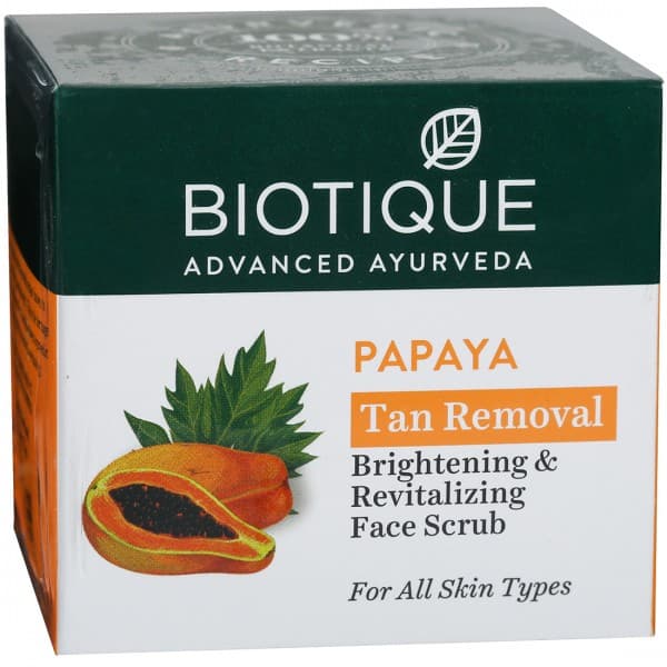 Biotique Papaya Tan Removal Brightening & Revitalizing Face Scrub 75 g