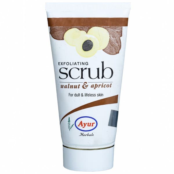 Ayur Herbals Exfoliating Walnut & Apricot Scrub 60 g