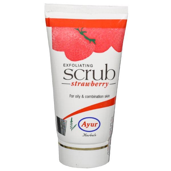 Ayur Herbals Exfoliating Strawberry Scrub 60 g