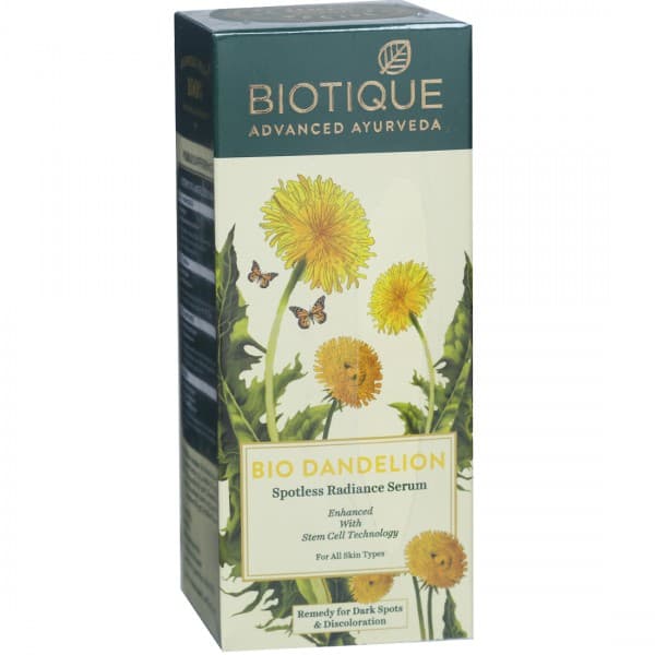 Biotique Bio Dandelion Spotless Radiance Serum 30 ml