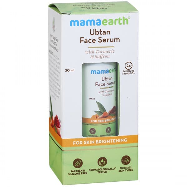 Mamaearth Ubtan Face Serum with Turmeric & Saffron for Skin Brightening 30 ml