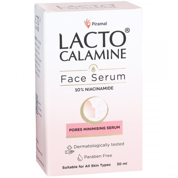 Lacto Calamine 10% Niacinamide Pores Minimising Face Serum for All Skin Types 30 ml