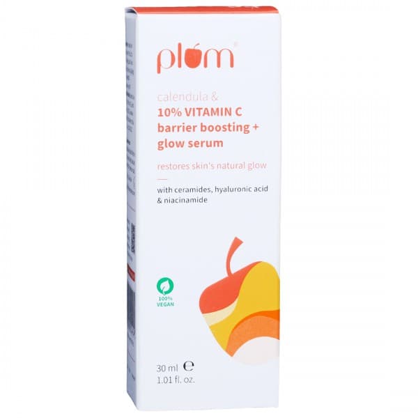 Plum Calendula & 10% Vitamin C Barrier Boosting + Glow Serum 30 ml