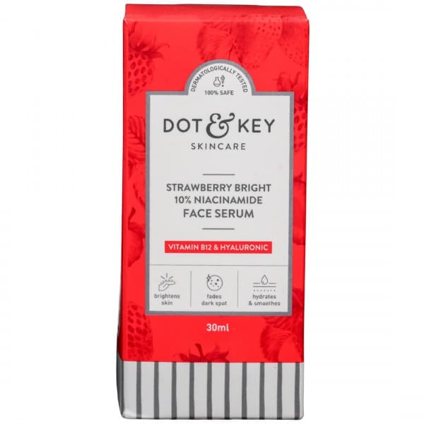 Dot & Key Strawberry Bright 10% Niacinamide Face Serum With Vitamin B12 & Hyaluronic 30 ml