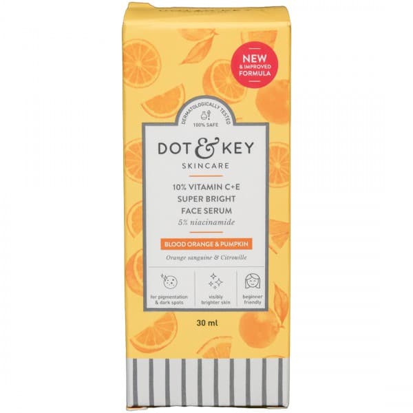 Dot & Key 10% Vitamin C+E Super Bright Face Serum With Blood Orange & Pumpkin 30 ml