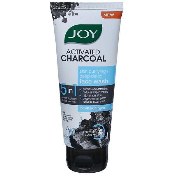 Joy Activated Charcoal 5 in 1 Face Wash 50 ml