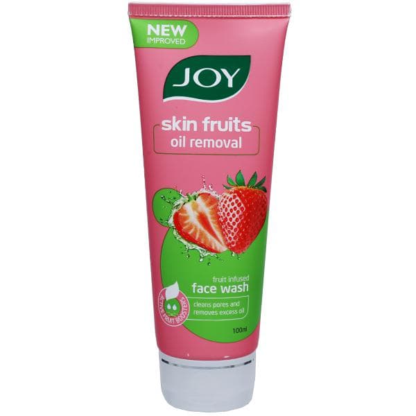 Joy Skin Fruits Oil Removal Strawberry Face Wash 100 ml