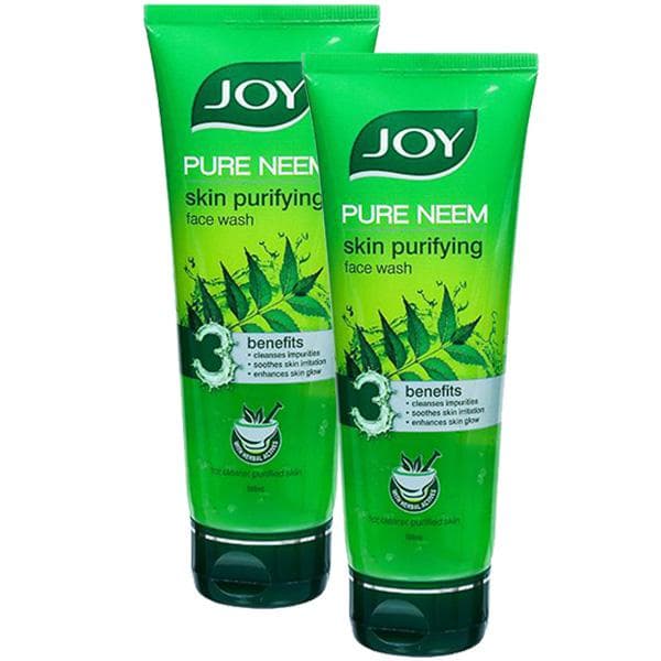 Joy Pure Neem Skin Purifying Face Wash 2 x 100 ml