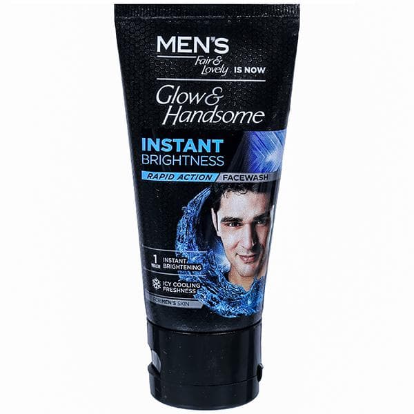 Glow & Handsome Mens Instant Brightness Rapid Action Face Wash 50 g