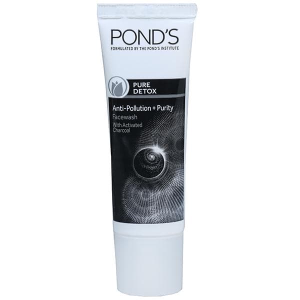 Ponds Pure Detox Anti-Pollution+Purity Face Wash with Activated Charcoal 15 g