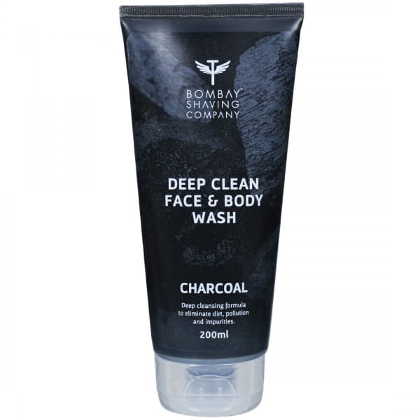 Bombay Shaving Company Deep Clean Face & Body Wash Charcoal 200 ml