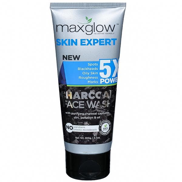 Maxglow Skin Expert Charcoal Face Wash 100 g