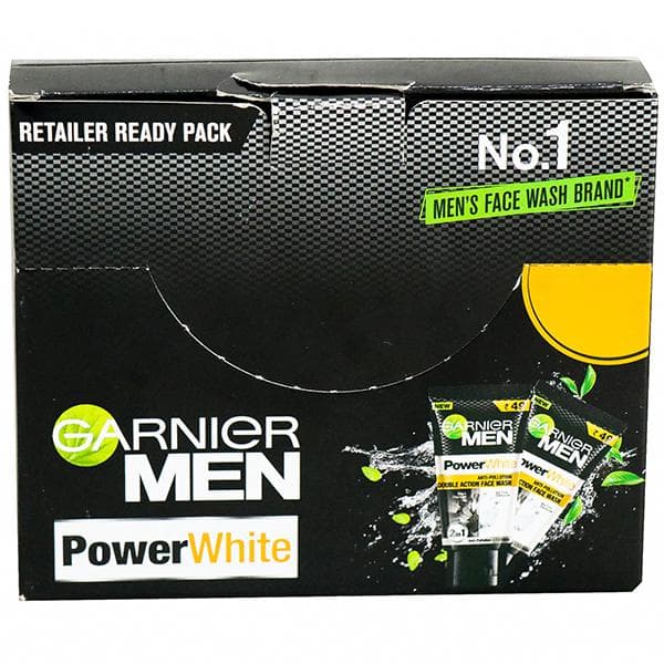 Garnier Men Power White Double Action Face Wash 4 x 25 g