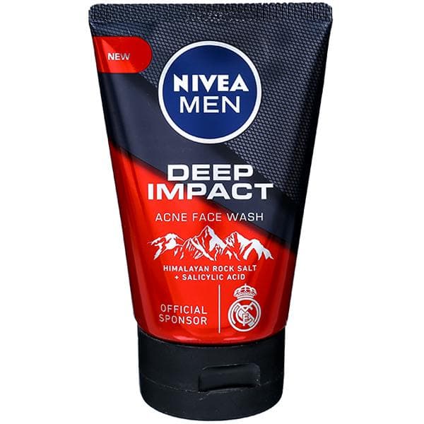 Nivea Men Deep Impact Acne Face Wash 100 g