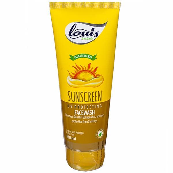 Louis Herbals Sunscreen UV Protecting Face Wash 100 ml