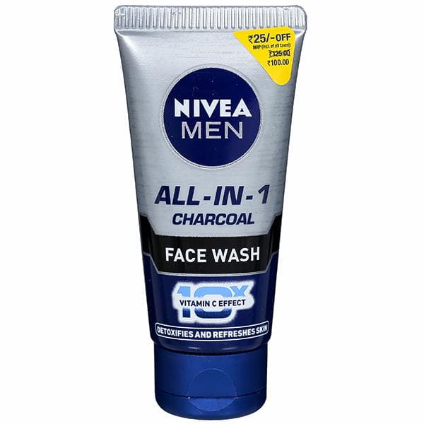 Nivea Men All-In-1 Charcoal Vitamin C Effect Face Wash (Rs 25 Off) 50 g