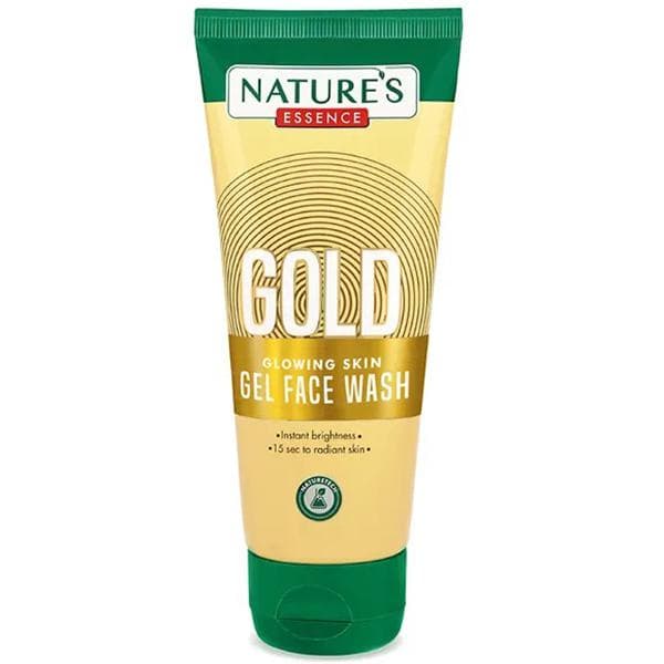 Natures Essence Gold Glowing Skin Gel Face Wash 100 ml/103 g
