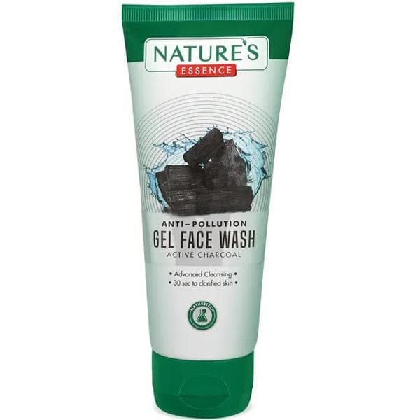 Natures Essence Anti Pollution Gel Face Wash Active Charcoal 65 ml/67 g
