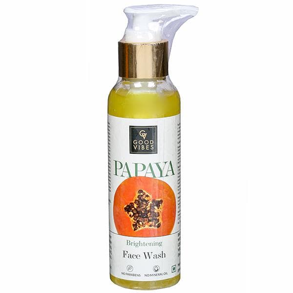 Good Vibes Papaya Brightening Face Wash 120 ml
