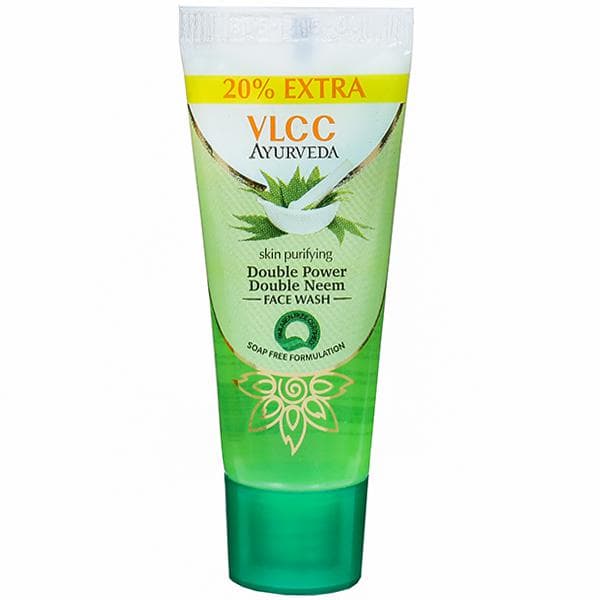 Vlcc Ayurveda Double Power Double Neem Face Wash (Extra 20%) 15 ml
