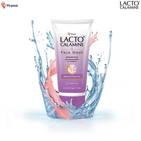 Lacto Calamine Kaolin Clay with Niacinamide & Vitamin E Face Wash 100 ml