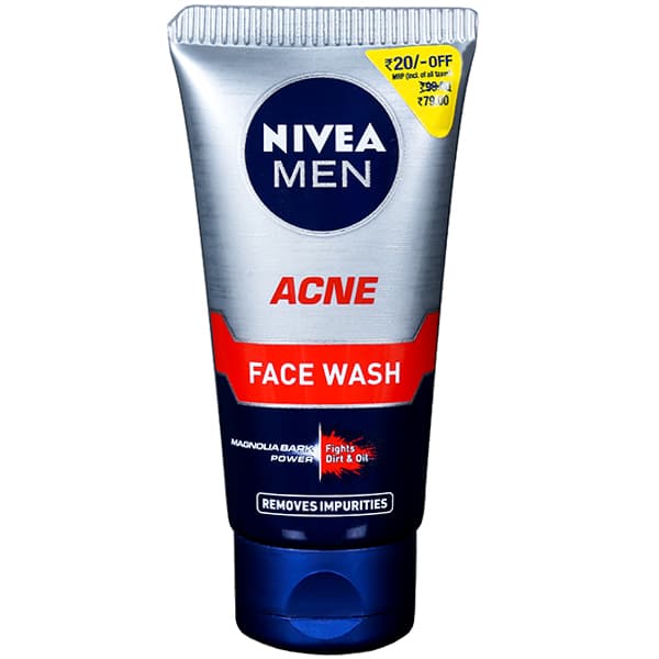 Nivea Men Acne Magnolia Bark Power Face Wash (Off Rs 20) 50 g