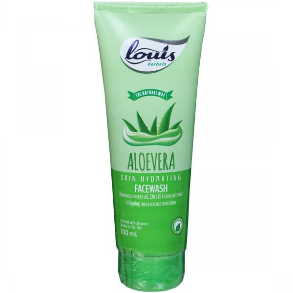 Louis Herbals Aloevera Skin Hydrating Normal to Dry Skin Face Wash 100 ml