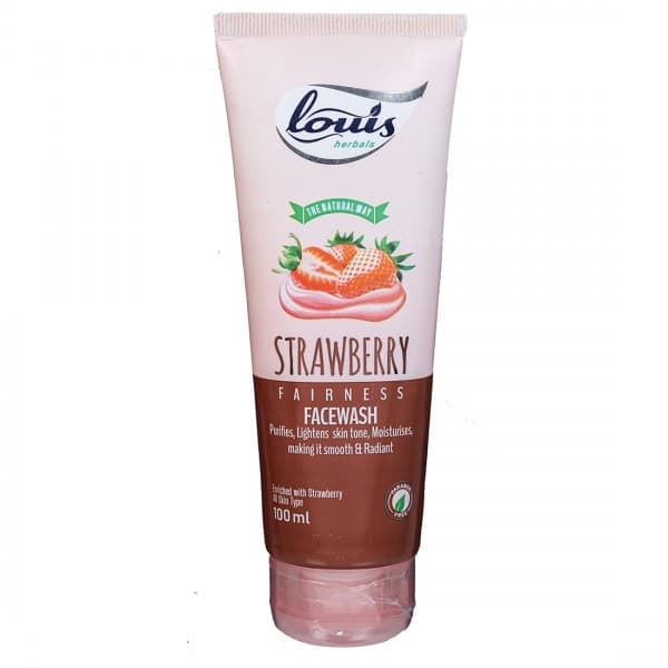 Louis Herbals Strawberry Fairness Face Wash 100 ml
