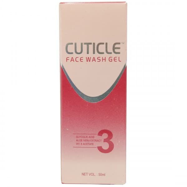 Cuticle Face Wash Gel 50 ml