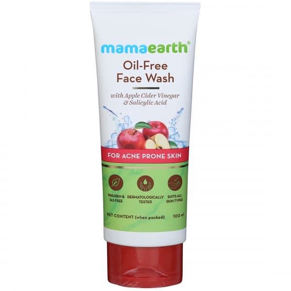 Mamaearth Oil Free Face Wash with Apple Cider Vinegar & Salicylic Acid for Acne Prone Skin 100 ml