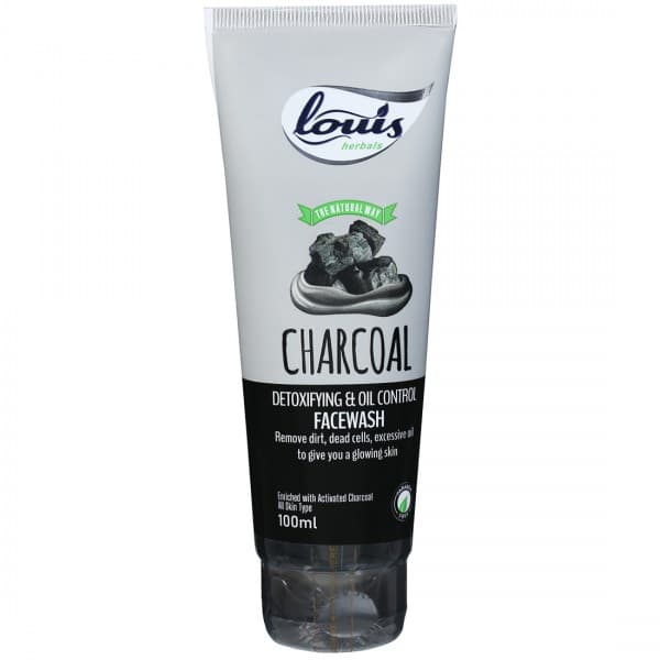 Louis Herbals Charcoal Detoxifying & Oil Control Face Wash 100 ml