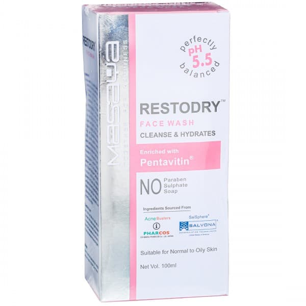 Restodry (pH 5.5) Face Wash 100 ml