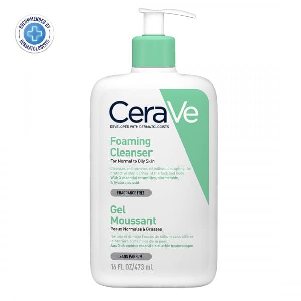 CeraVe Foaming Cleanser for Normal to Oily Skin 473 ml