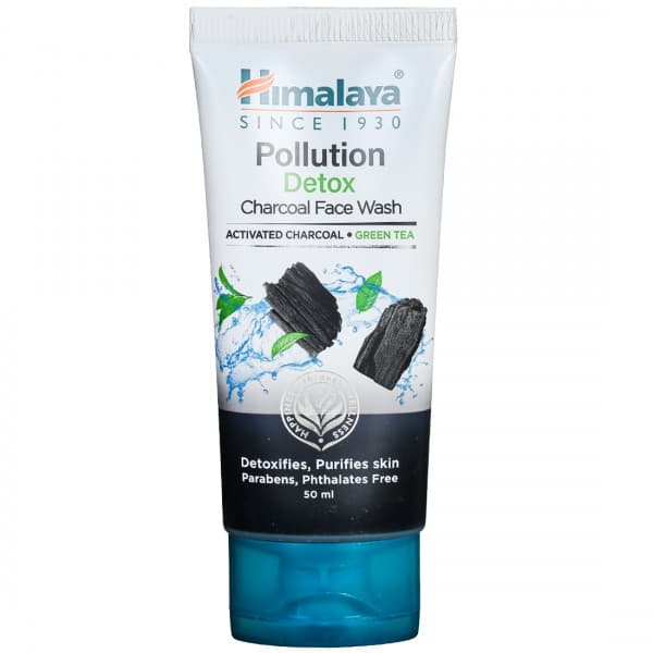 Himalaya Pollution Detox Green Tea Charcoal Face Wash 50 ml
